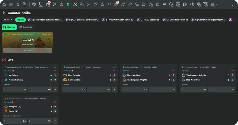 bc game casino esports betting counter strike in english