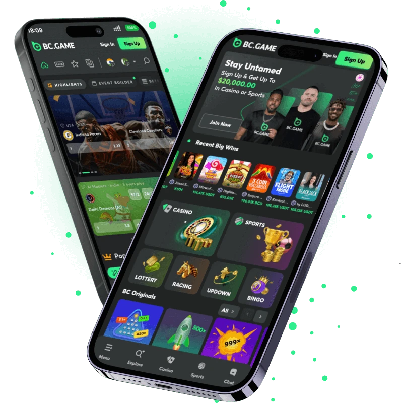 official mobile app of the bc.game casino