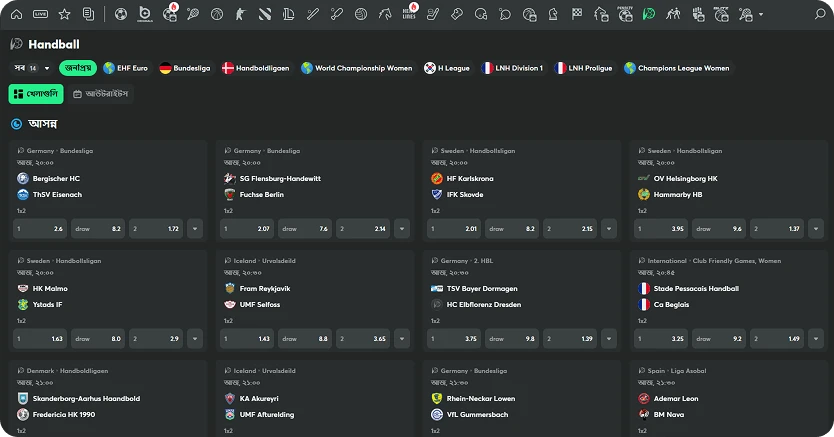 bc game casino sports betting handball in bengali