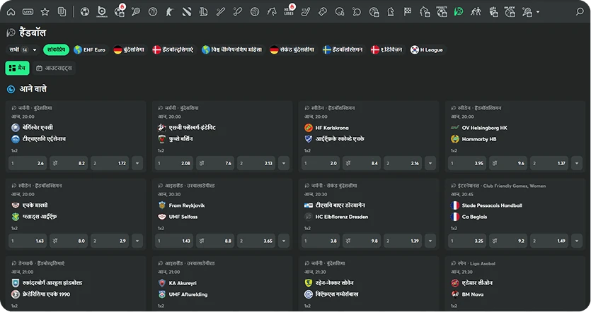 bc game casino sports betting handball in hindi