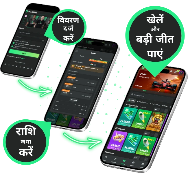 how to register at the bc game casino in hindi