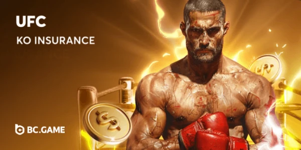 ufc ko insurance promotion at the bc.game casino