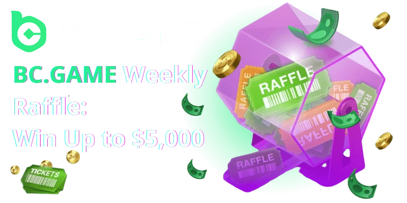 bc game weekly raffle promotion