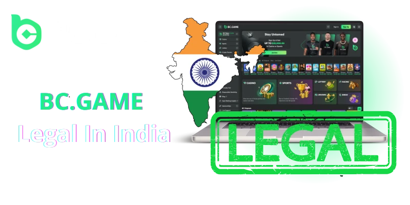 is bc game casino legal in india