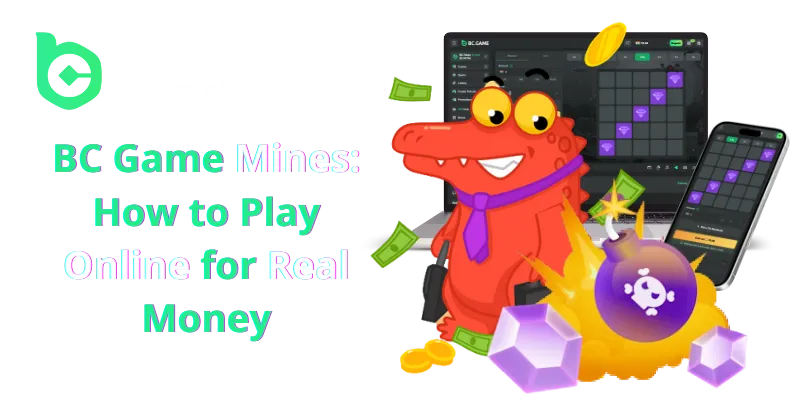 a player guide on mines game at the bc.game casino