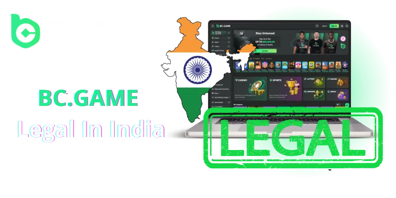 is bc game casino legal in india